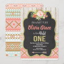 Search for chalkboard 1st birthday invitations Rustic