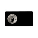 Search for flying witch return address labels Broom