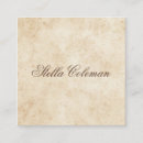 Search for parchment business cards Retro