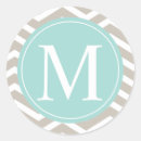 Search for turquoise monogram stickers Aqua