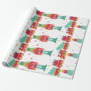 Search for gold nutcracker wrapping paper Green
