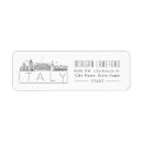 Search for italy return address labels Venice