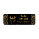 Search for kid birthday return address labels Black