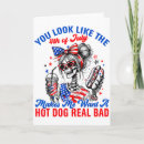 Search for 4th of july hotdog cards Makes