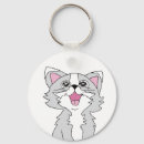 Search for furry rounded key rings For her