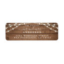 Search for string lights wedding return address labels Barn