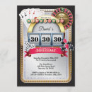Search for casino night birthday invitations Poker adult birthday party