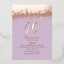Search for lavender quince invitations Glitter