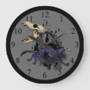 Search for scary halloween clocks Skull