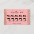 Search for eyelash extensions loyalty cards Rose gold