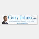 Search for gary johnson for president bumper stickers Libertarian