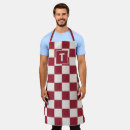 Search for dark red aprons Modern