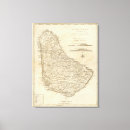 Search for map of barbados posters Engraved