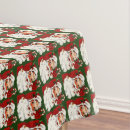 Search for candy cane tablecloths Santa claus