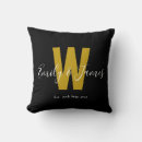 Search for black gold cushions Typography