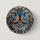Search for two birds badges Floral