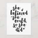 Search for she believed she could cards Motivation