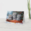 Search for british christmas cards Kitten