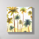 Search for palm tree canvas prints Watercolor