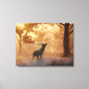 Search for deer stag canvas prints Woodland
