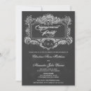 Search for chalkboard engagement party invitations Elegant