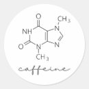 Search for caffeine round stickers Coffee lover