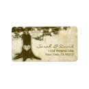 Search for wood heart return address labels String lights