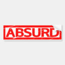 Search for absurdities bumper stickers Humour
