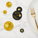 Search for anniversary party decor Black and gold