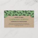 Search for garden maintenance business cards Tree trimming cutting