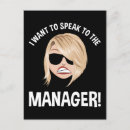 Search for managers postcards Cartoon
