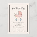 Search for stroller cards invites Pink and blue
