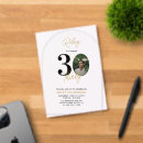 Search for unique 30th birthday invitations Modern