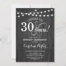 Search for rustic 30th birthday invitations Cheers to 30 years
