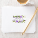 Search for floral lilac return address labels Botanical