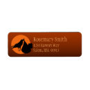 Search for delivery return address labels Black