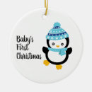 Search for penguins christmas tree decorations Baby's first christmas