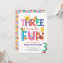 Search for rainbow colors birthday invitations Girl