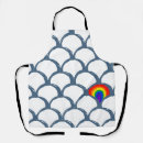 Search for scallop aprons Blue