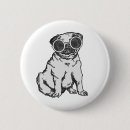 Search for black pug badges Animal