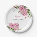 Search for floral baby shower plates Garden