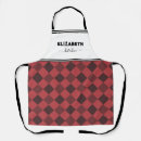 Search for red check gingham aprons Hostess