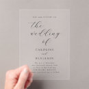 Search for clear invitations Minimalist