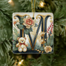 Search for initial m christmas tree decorations Floral