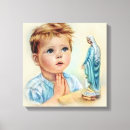 Search for blessed virgin mary canvas prints Jesus