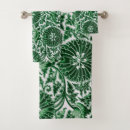 Search for leaf print bath towels Green