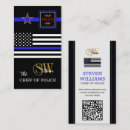 Search for police chief business cards Deputy sheriff