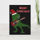 Search for t rex christmas cards Santa