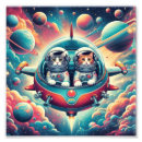 Search for space cat posters Fun