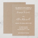 Search for craft paper wedding invitations Rustic